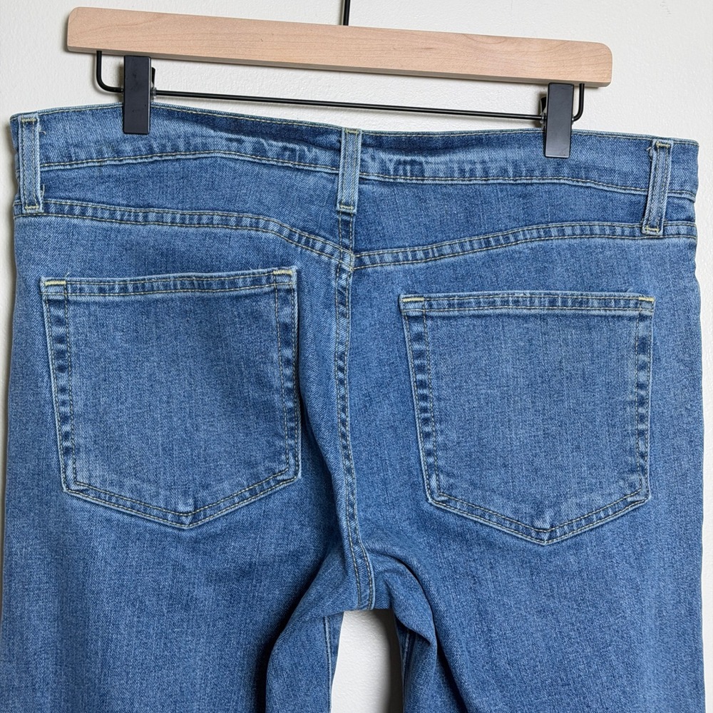Urban Pipeline Mens Straight Leg Ultimate Flex Blue Jeans 33x30 Medium Wash - Picture 12 of 13